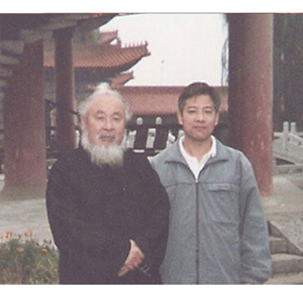 2005年拜访吴道爷学习合影